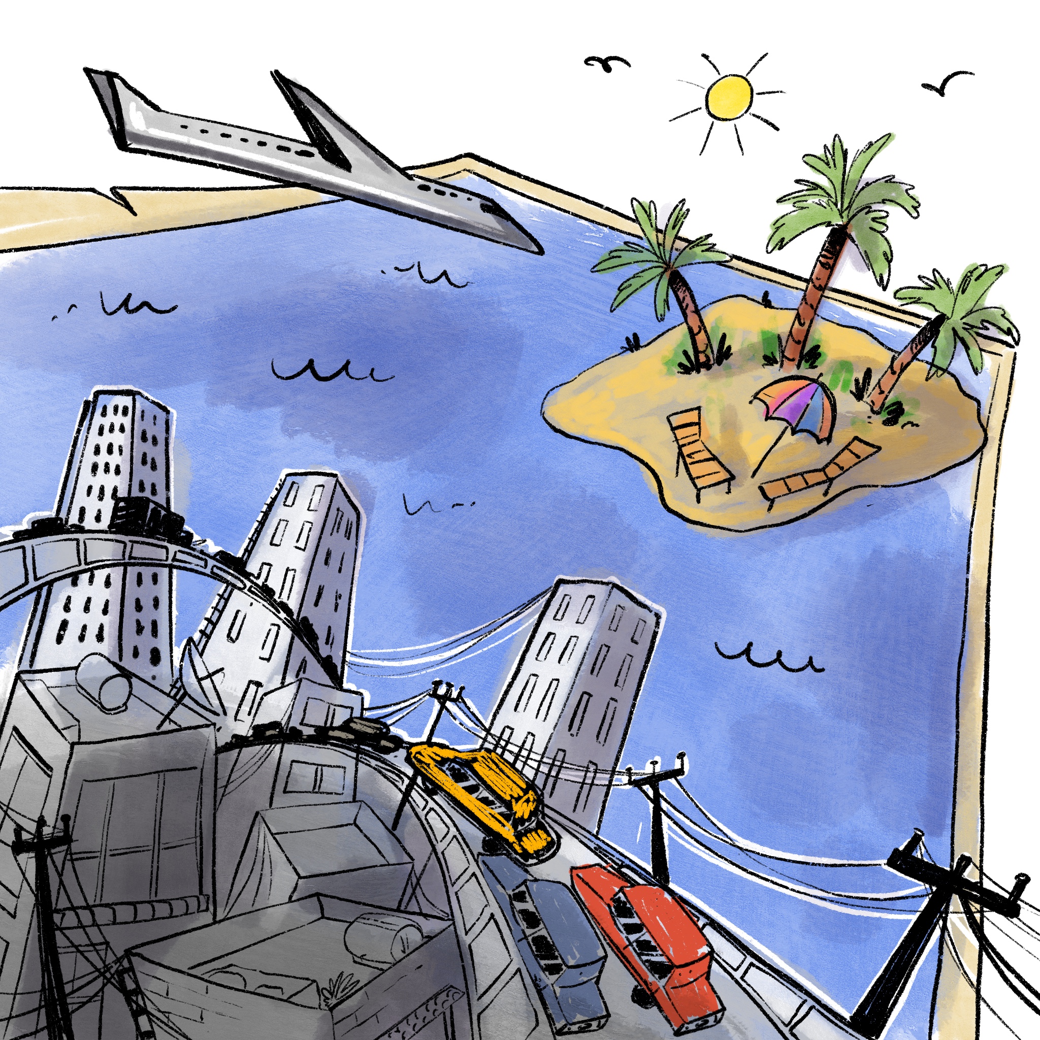 Travel is an escape from reality—not a vacation